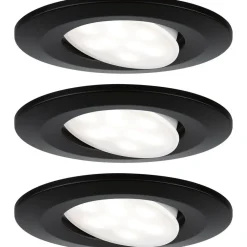 Upotettava LED-valaisin Calla, 3kpl, IP65, Ø90mm, 6W, 530lm, 4000K, eri värejä*Paulmann