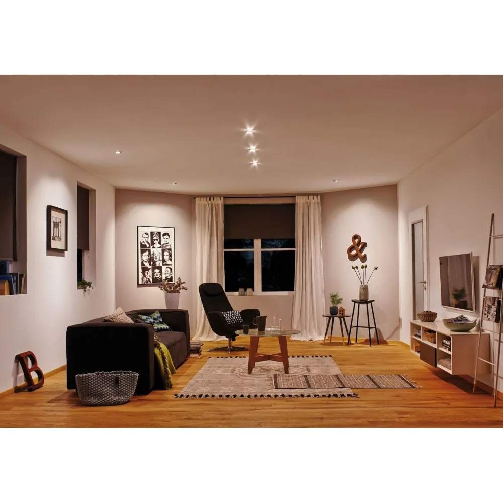 Online Upotettava LED-valaisin Calla, 10kpl, IP65, Ø90mm, 6W, 500lm, 4000K, mattamusta Kattovalaisimet|Alasvalot