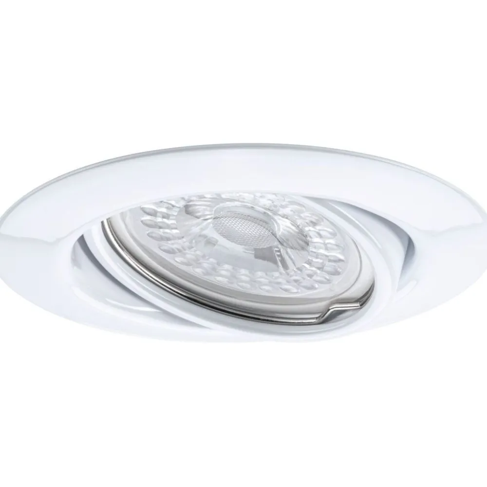 Upotettava LED-valaisin Base, 3kpl, Ø90mm, GU10, 5W, 350lm, 3000K, himmennettävä, valkoinen*Paulmann Outlet