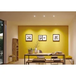 Upotettava LED-valaisin Base, 3kpl, Ø90mm, GU10, 5W, 350lm, 3000K, himmennettävä, valkoinen*Paulmann Outlet