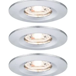 New Upotettava LED-valaisin Nova Mini Coin Rigid, 3kpl, IP44, Ø65mm, 4W, 310lm, 2700K, eri värejä Alasvalot