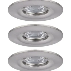 New Upotettava LED-valaisin Nova Mini Coin Rigid, 3kpl, IP44, Ø65mm, 4W, 310lm, 2700K, eri värejä Alasvalot