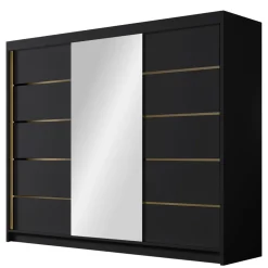 Clearance Vaatekaappi AMBER 250 VI, eri värivaihtoehtoja Liukuovikaapit