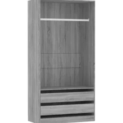 Vaatekaappi 100cm eri värejä*FinePRICE New