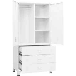 Best Vaatekaappi 90cm metalli eri värejä Vaatekaapit