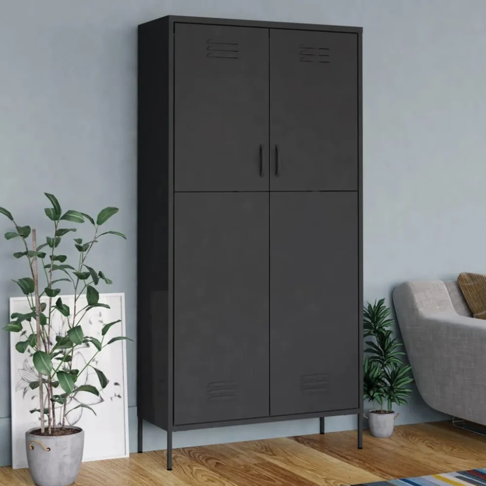 Vaatekaappi 90cm teräs eri värejä*FinePRICE Hot