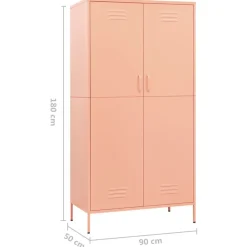 Vaatekaappi 90cm teräs eri värejä*FinePRICE Hot