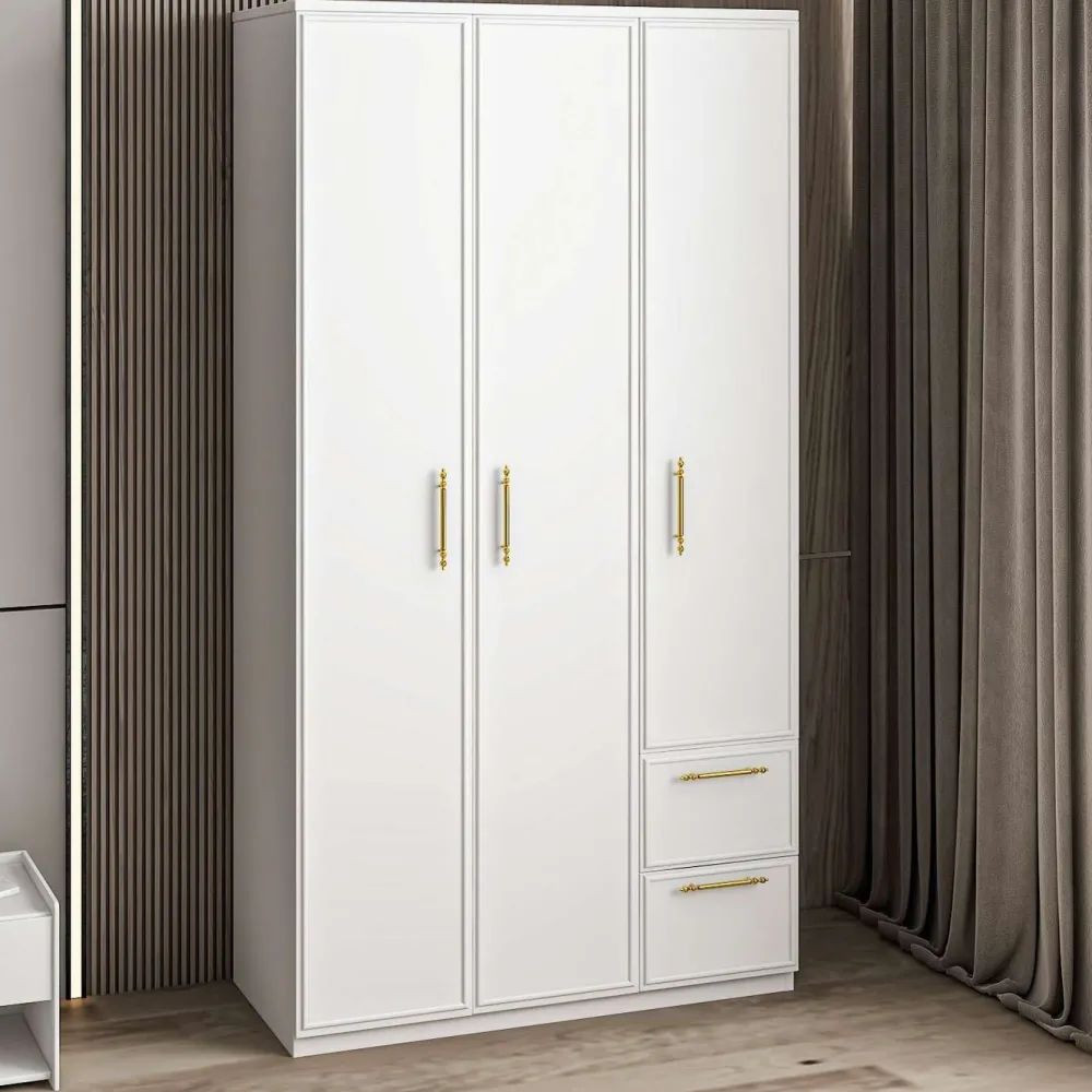 Vaatekaappi Vespera, 90x171.8cm, valkoinen*Linento Furniture Hot