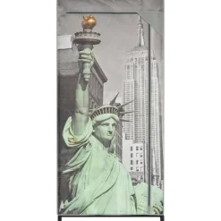 Vaatekaappi New York 75cm kangas*FinePRICE