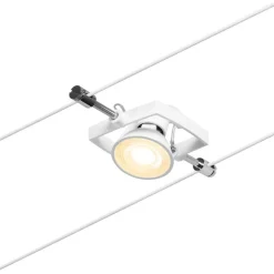 Vaijerivalaisin CorDuo Mac II, GU5.3, 12V, mattavalkoinen*Paulmann Outlet