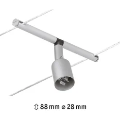 Vaijerivalaisin CorDuo Salt, GU5.3, 12V, eri värejä*Paulmann Clearance