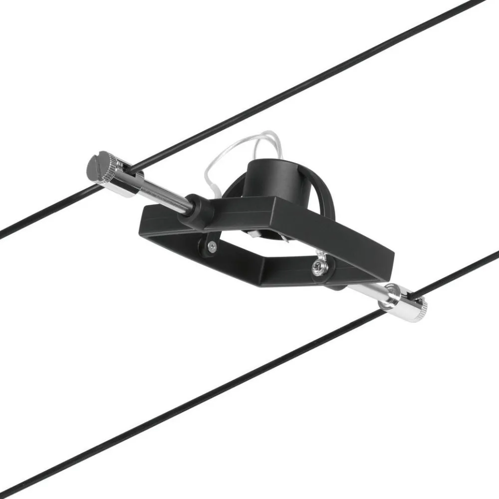 Vaijerivalaisin CorDuo Mac II, GU5.3, 12V, mattamusta*Paulmann Online