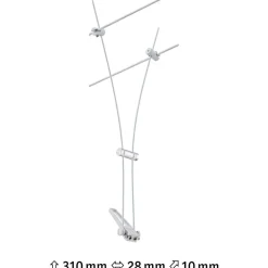 Sale Vaijerivalaisin CorDuo Comet, GU5.3, 12V, himmennettävä, eri värejä Vaijerivalaisimet
