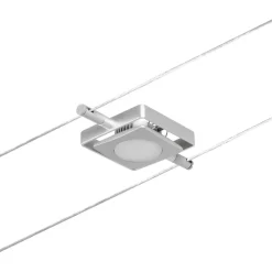 Vaijerivalaisin CorDuo MacLED, 250lm, 4.5W, 3000K, 12V, mattakromi*Paulmann