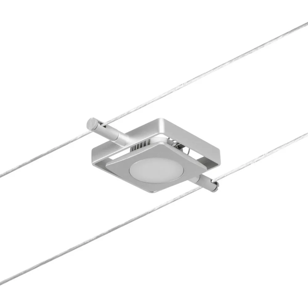 Vaijerivalaisin CorDuo MacLED, 250lm, 4.5W, 3000K, 12V, mattakromi*Paulmann
