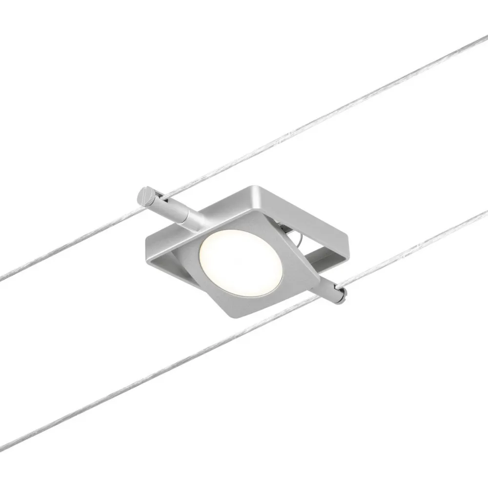 Vaijerivalaisin CorDuo MacLED, 250lm, 4.5W, 3000K, 12V, mattakromi*Paulmann