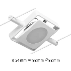 Vaijerivalaisin CorDuo MacLED, 250lm, 4.5W, 3000K, 12V, mattavalkoinen*Paulmann Outlet