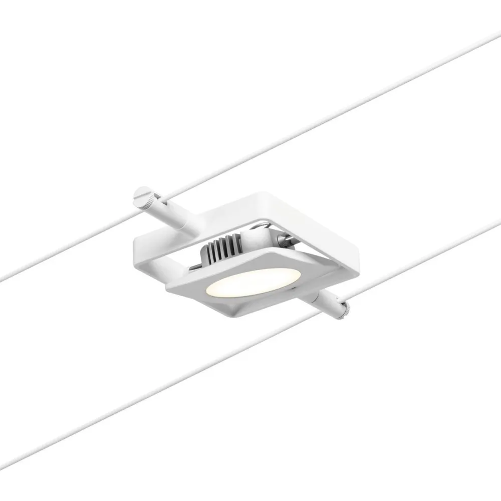 Vaijerivalaisin CorDuo MacLED, 250lm, 4.5W, 3000K, 12V, mattavalkoinen*Paulmann Outlet