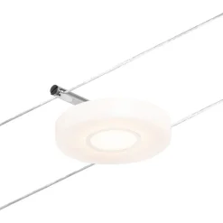 Online Vaijerivalaisin CorDuo DiscLED, 200lm, 4.5W, 3000K, 12V, mattakromi Vaijerivalaisimet
