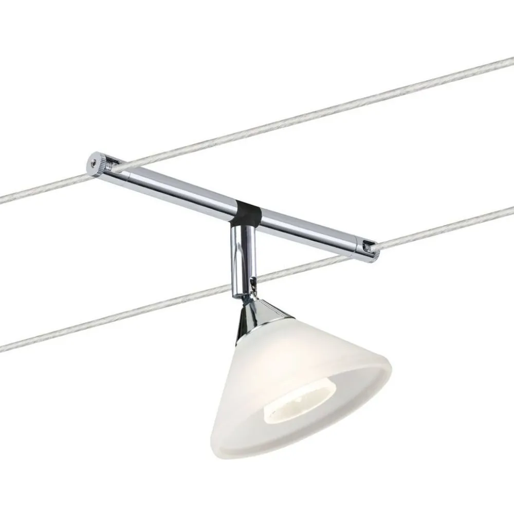 Best Vaijerivalaisin Colmar, GU4, 12V, himmennettävä, satiinikromi Vaijerivalaisimet