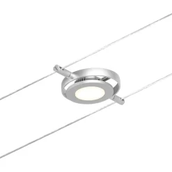 New Vaijerivalaisin CorDuo RoundMac, 200lm, 4.5W, 3000K, 12V, mattakromi Vaijerivalaisimet