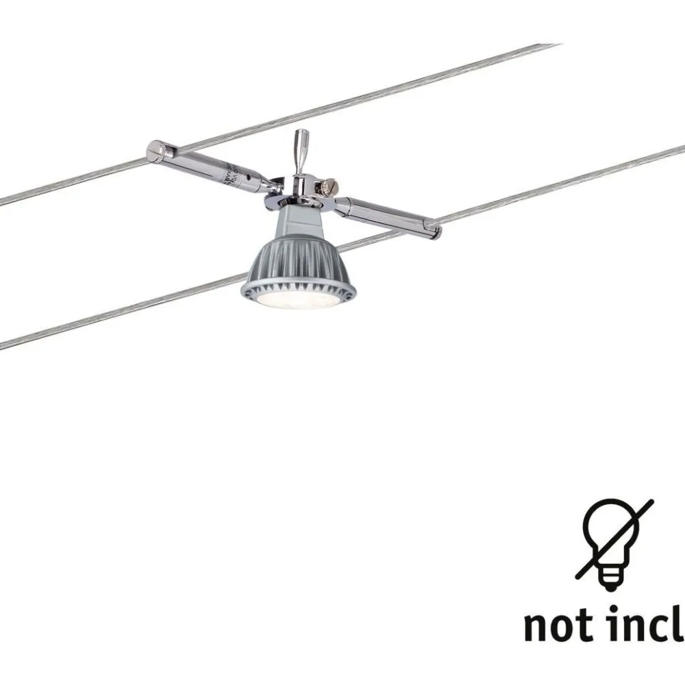 Vaijerivalaisin TogoLED, GU5.3, 12V, himmennettävä, kromi*Paulmann Outlet