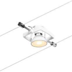 Discount Vaijerivalaisinsetti CorDuo Mac II, GU5.3, 230/12V, 5 valaisinta, mattavalkoinen/kromi Vaijerivalaisimet