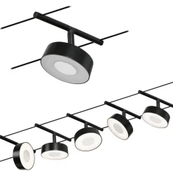 Hot Vaijerivalaisinsetti CorDuo Circle, 5x180lm, 5x5W, 3000K, 230/12V, eri värejä Vaijerivalaisimet