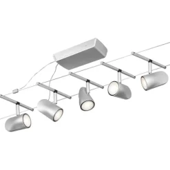 Outlet Vaijerivalaisinsetti CorDuo Cup, GU5.3, 230/12V, 5-osainen, eri värejä Vaijerivalaisimet