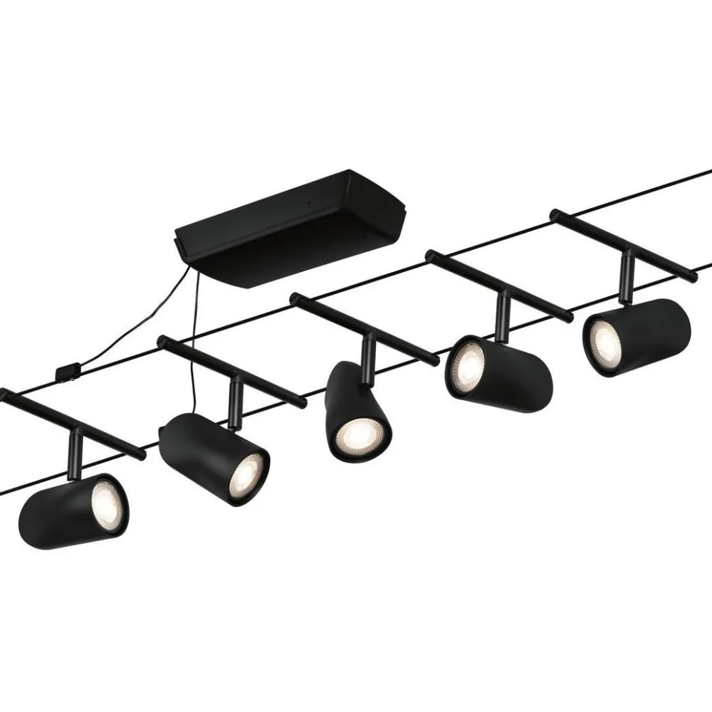 Outlet Vaijerivalaisinsetti CorDuo Cup, GU5.3, 230/12V, 5-osainen, eri värejä Vaijerivalaisimet
