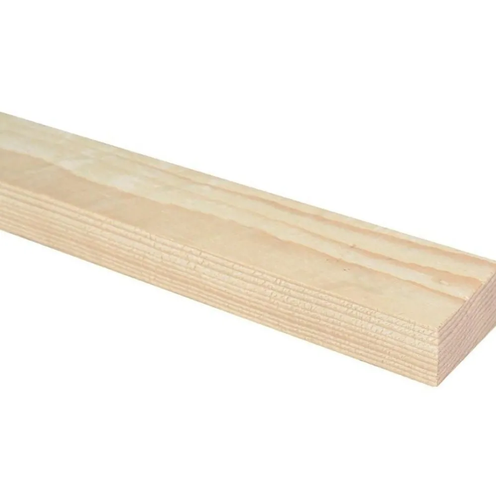 Hot Vajaasärmäinen rima PL/VL, 22x50mm, puuvalmis, eri vaihtoehtoja Puutavara