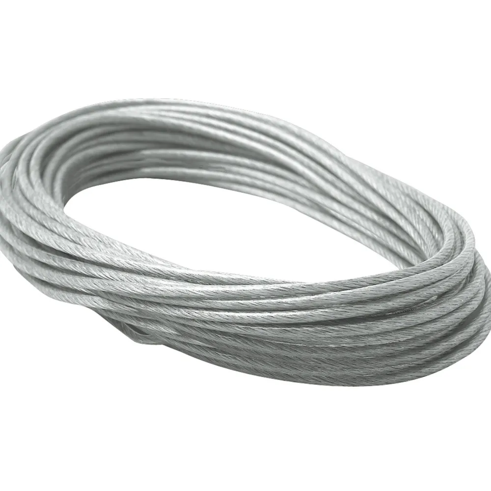 Online Valaisinvaijeri 12V 2.5 mm² 12 m eristetty kupari kirkas Vaijerivalaisimet