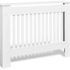 Valkoinen mdf patterinsuojakaappi 112 cm*FinePRICE Discount