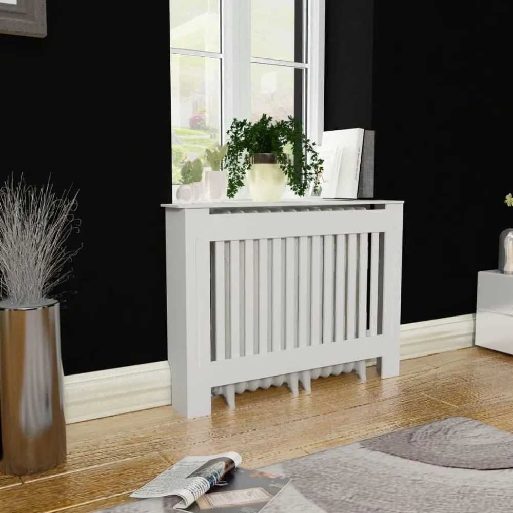 Valkoinen mdf patterinsuojakaappi 112 cm*FinePRICE Discount