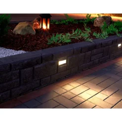 Clearance Vallivalaisin Vallivalo 160x98x185 mm LED 4,5W RST-kehyksellä Puutarhavalaisimet