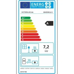 New Valmistakka Marinela, 7 kW, 152 kg, norsunluu Kamiinat Ja Kevyttakat