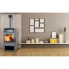 Clearance Valmistakka Frankfurt 9 kW harmaa Kamiinat Ja Kevyttakat