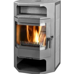 Clearance Valmistakka Frankfurt 9 kW harmaa Kamiinat Ja Kevyttakat