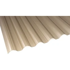 Valokate PC Omega 1mm, pronssi, lev. 1060mm, määrämittainen*Keraplast Clearance