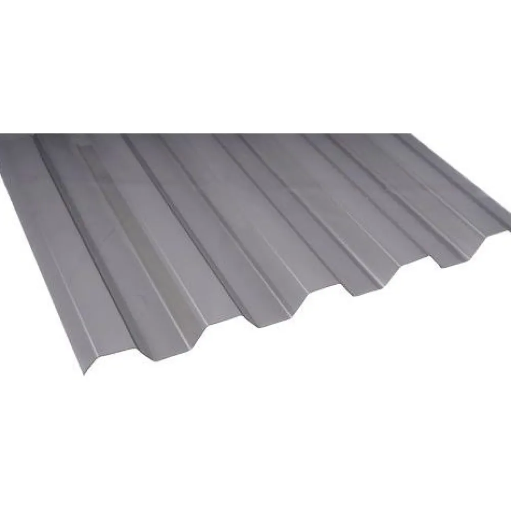 Valokate PC Sun Trapetsi, 0.8mm, savunharmaa, lev. 1040mm, määrämittainen*Keraplast New