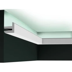 Valolista C380 50x50x2000 mm polyuretaani valkoinen*Orac Decor