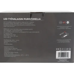 Outlet Valonheitin , 20W, 1700lm, IP44, puristimella, keltainen Valonheittimet