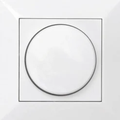 Outlet Valonsäädin Delta, 5-100W LED, valkoinen Himmentimet