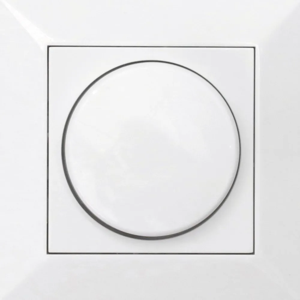 Outlet Valonsäädin Delta, 5-100W LED, valkoinen Himmentimet