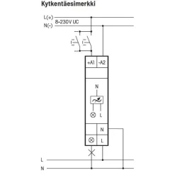 New Valonsäädin/painikehimmennin EUD12NPN-UC DIN-kiskoon Himmentimet