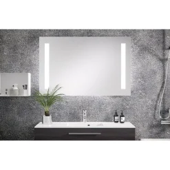 New Valopeili Sol 1200x700 mm pistorasialla ja virtakytkimellä Kylpyhuoneen Peilit