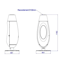 Valurautatakka Ovatio, 5kW, 137kg*Invicta Online