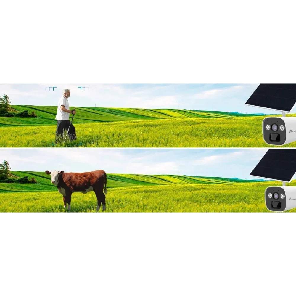 Valvontakamera Nivian Smart, 2K resoluutiolla, 4G modeemilla, akulla ja aurinkokennolla*Celotron