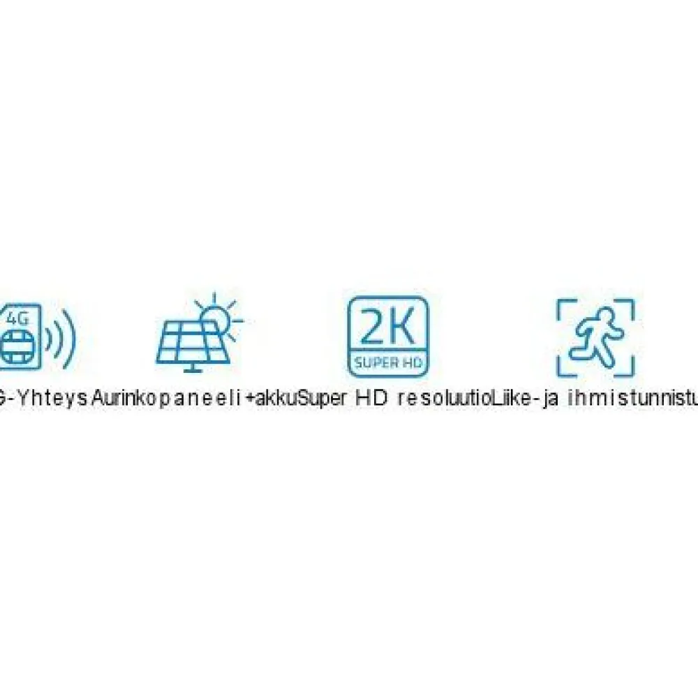 Valvontakamera Nivian Smart, 2K resoluutiolla, 4G modeemilla, akulla ja aurinkokennolla*Celotron