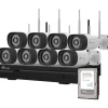Valvontakamerapaketti Nivian Professional, 3MP, 8 kameraa, 16 kanavaa, 1Tb*Celotron Hot